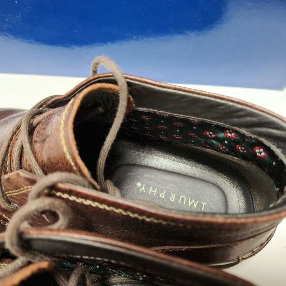 Johnston & Murphy Comstock Boots 8.5M Brown Leather Chukka NOT ORIGINAL BOX - Picture 9 of 16